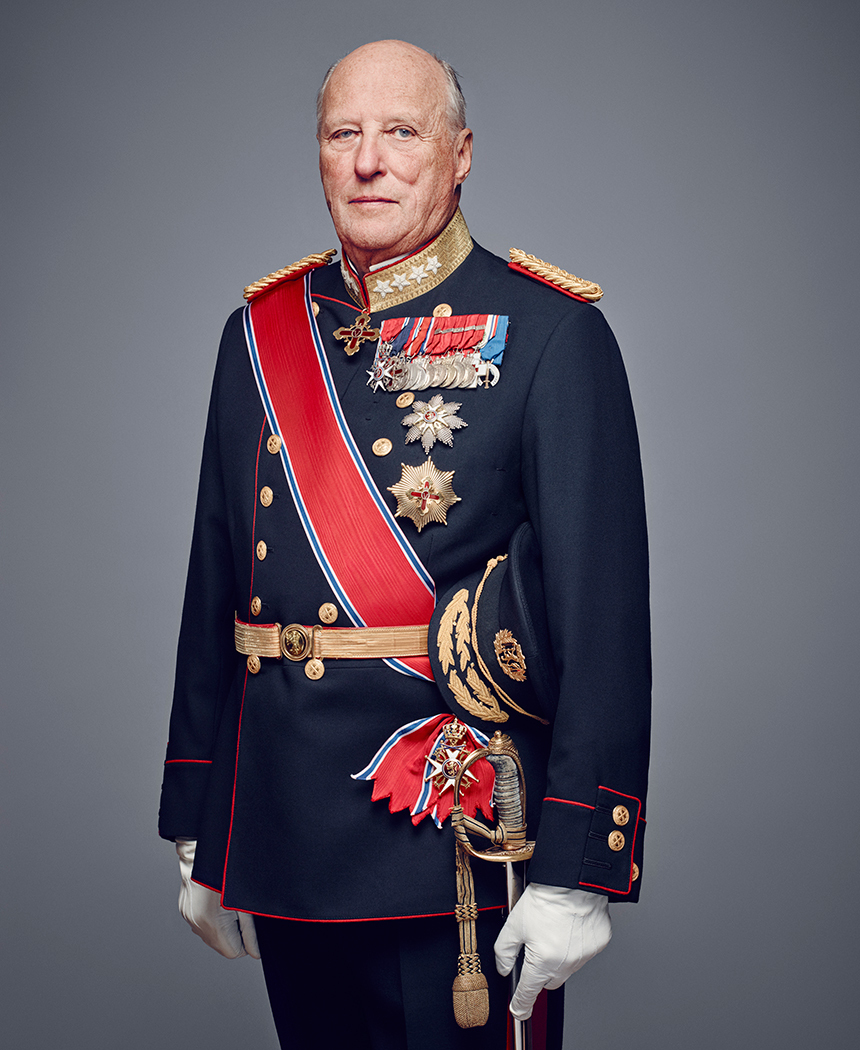 His Majesty King Harald. Pho